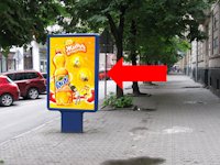 `Ситилайт №178210 в городе Львов (Львовская область), размещение наружной рекламы, IDMedia-аренда по самым низким ценам!`