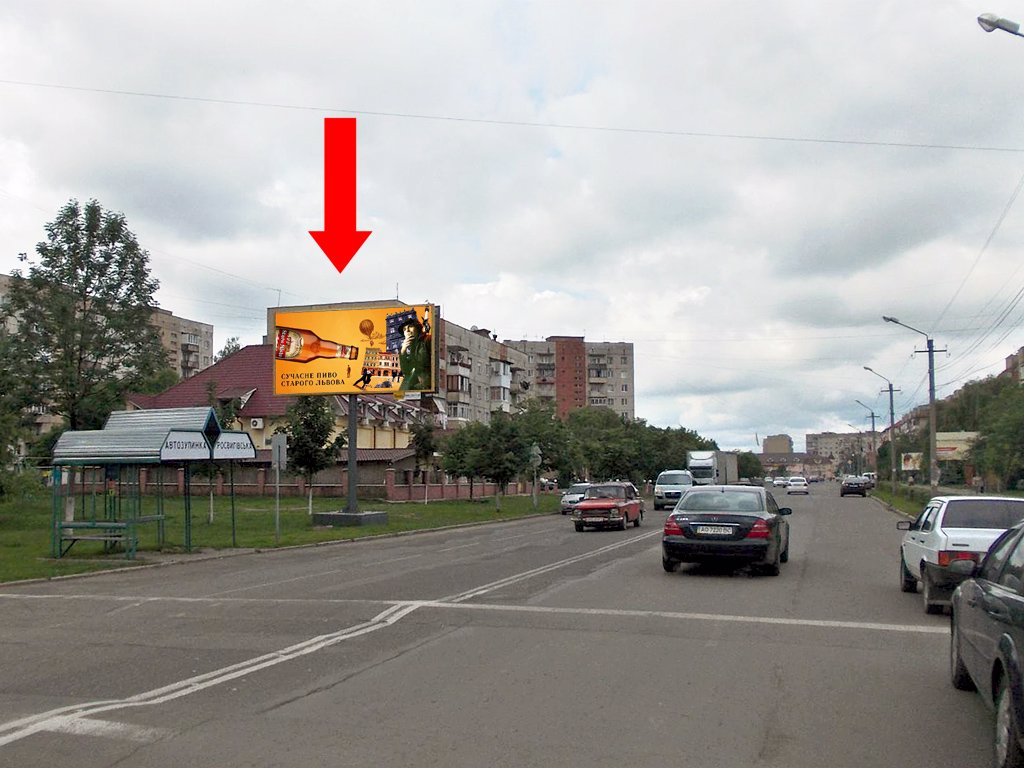 Білборд №178385 в місті Мукачево (Закарпатська область), розміщення зовнішнішньої реклами, IDMedia-оренда найнижчі ціни!