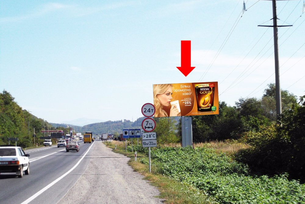 `Билборд №178398 в городе Мукачево (Закарпатская область), размещение наружной рекламы, IDMedia-аренда по самым низким ценам!`