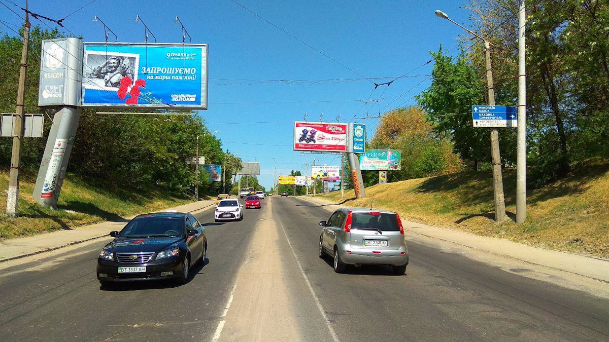 Билборд формат 3х6 м. №182776 в городе Херсон (Херсонская область) `Билборд №182776 в городе Херсон (Херсонская область), размещение наружной рекламы, IDMedia-аренда по самым низким ценам!`