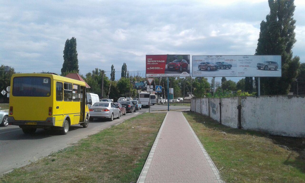 Білборд №182809 в місті Херсон (Херсонська область), розміщення зовнішнішньої реклами, IDMedia-оренда найнижчі ціни!