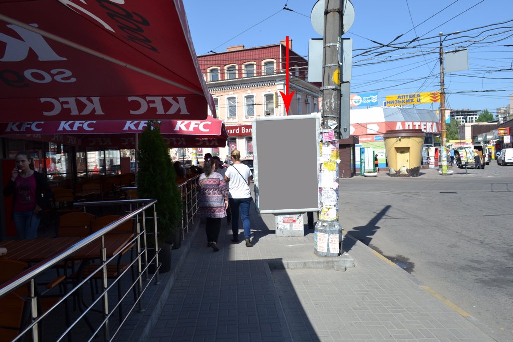 `Ситилайт №184248 в городе Днепр (Днепропетровская область), размещение наружной рекламы, IDMedia-аренда по самым низким ценам!`