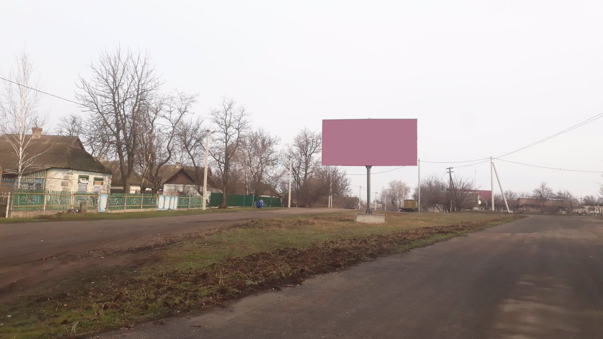 Білборд №186091 в місті Компаніївка (Кіровоградська область), розміщення зовнішнішньої реклами, IDMedia-оренда найнижчі ціни!