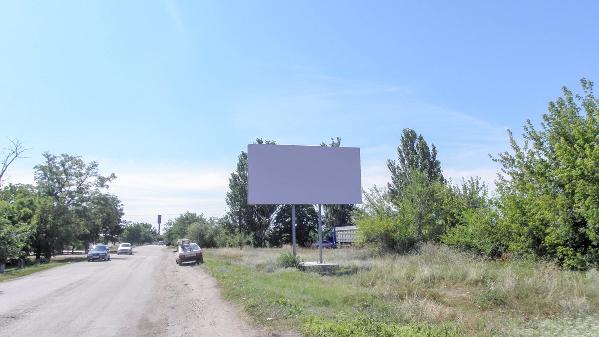 `Билборд №186487 в городе Каланчак (Херсонская область), размещение наружной рекламы, IDMedia-аренда по самым низким ценам!`