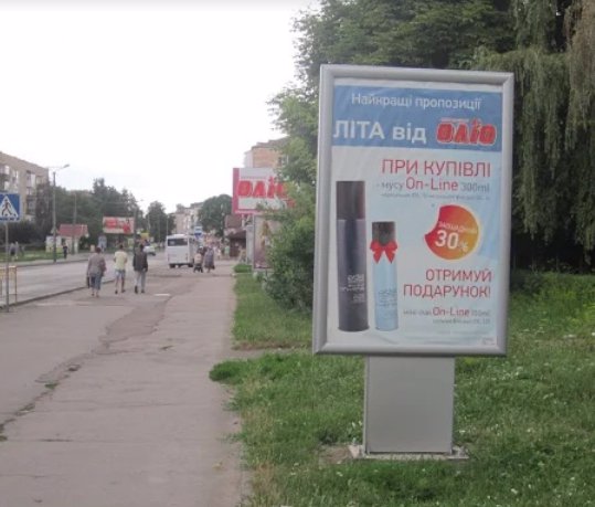 Сітілайт №187087 в місті Володимир-Волинський (Волинська область), розміщення зовнішнішньої реклами, IDMedia-оренда найнижчі ціни!