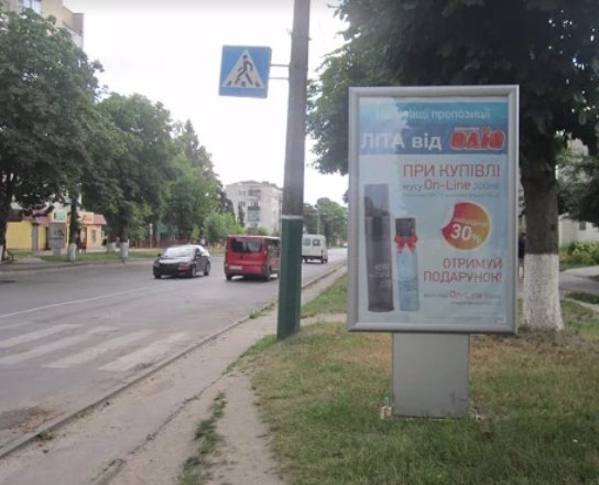 Сітілайт №187099 в місті Володимир-Волинський (Волинська область), розміщення зовнішнішньої реклами, IDMedia-оренда найнижчі ціни!