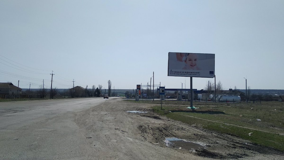 `Билборд №187121 в городе Токмак (Запорожская область), размещение наружной рекламы, IDMedia-аренда по самым низким ценам!`