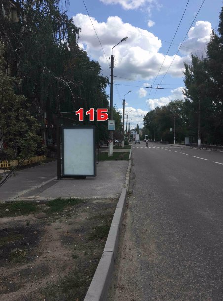Зупинка №187334 в місті Слов'янськ (Донецька область), розміщення зовнішнішньої реклами, IDMedia-оренда найнижчі ціни!