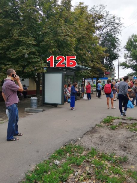 Зупинка №187336 в місті Слов'янськ (Донецька область), розміщення зовнішнішньої реклами, IDMedia-оренда найнижчі ціни!