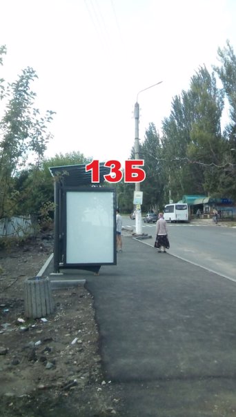 Зупинка №187338 в місті Слов'янськ (Донецька область), розміщення зовнішнішньої реклами, IDMedia-оренда найнижчі ціни!