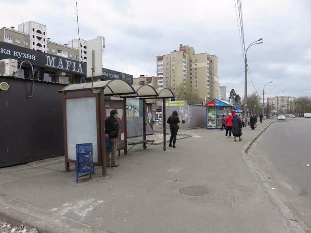 Зупинка №187581 в місті Київ (Київська область), розміщення зовнішнішньої реклами, IDMedia-оренда найнижчі ціни!