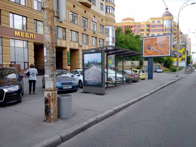 `Остановка №187589 в городе Киев (Киевская область), размещение наружной рекламы, IDMedia-аренда по самым низким ценам!`