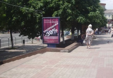 `Ситилайт №188286 в городе Мариуполь (Донецкая область), размещение наружной рекламы, IDMedia-аренда по самым низким ценам!`