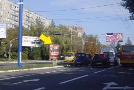 `Ситилайт №188321 в городе Мариуполь (Донецкая область), размещение наружной рекламы, IDMedia-аренда по самым низким ценам!`