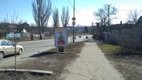 `Ситилайт №189736 в городе Бердянск (Запорожская область), размещение наружной рекламы, IDMedia-аренда по самым низким ценам!`