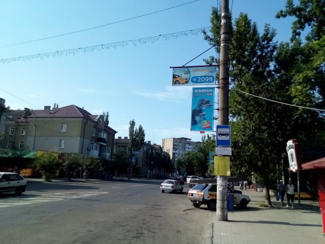 `Холдер №189885 в городе Бердянск (Запорожская область), размещение наружной рекламы, IDMedia-аренда по самым низким ценам!`