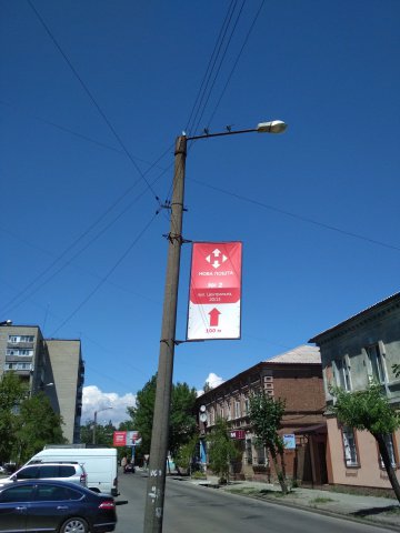 `Холдер №189942 в городе Бердянск (Запорожская область), размещение наружной рекламы, IDMedia-аренда по самым низким ценам!`