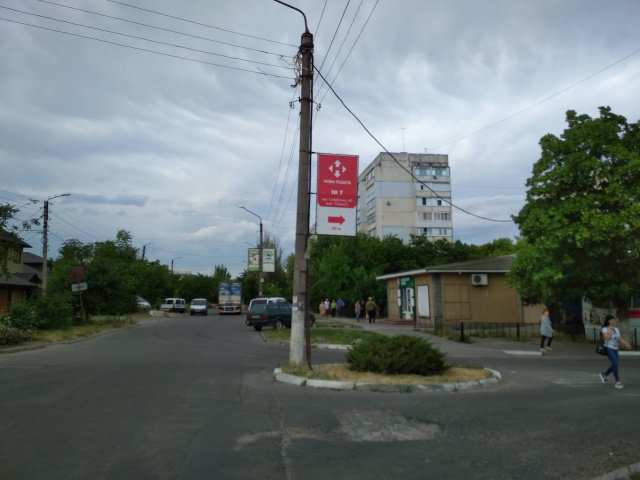 `Холдер №190148 в городе Бердянск (Запорожская область), размещение наружной рекламы, IDMedia-аренда по самым низким ценам!`