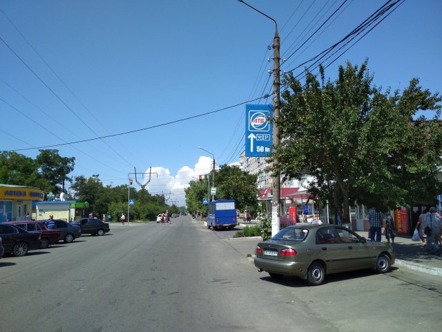 Холдер №190164 в городе Бердянск (Запорожская область), размещение наружной рекламы, IDMedia-аренда по самым низким ценам!