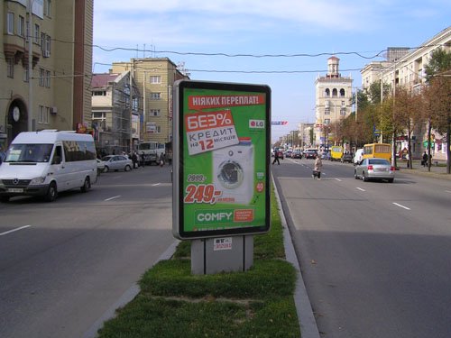 Сітілайт №190528 в місті Запоріжжя (Запорізька область), розміщення зовнішнішньої реклами, IDMedia-оренда найнижчі ціни!
