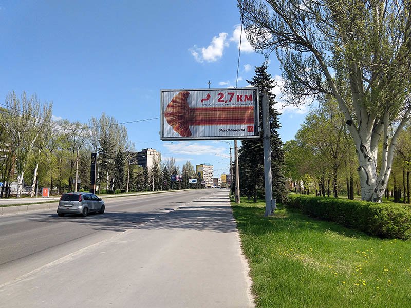 `Билборд №190669 в городе Запорожье (Запорожская область), размещение наружной рекламы, IDMedia-аренда по самым низким ценам!`