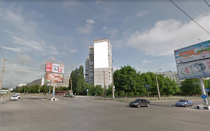 Брандмауер №190992 в місті Харків (Харківська область), розміщення зовнішнішньої реклами, IDMedia-оренда найнижчі ціни!
