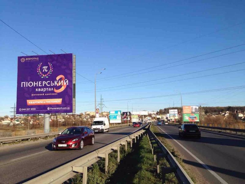 `Билборд №191208 в городе Ирпень (Киевская область), размещение наружной рекламы, IDMedia-аренда по самым низким ценам!`
