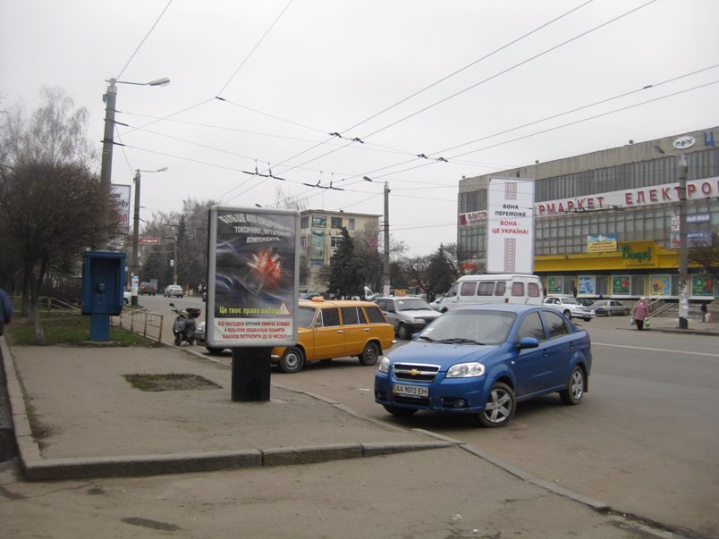 Сітілайт №192485 в місті Житомир (Житомирська область), розміщення зовнішнішньої реклами, IDMedia-оренда найнижчі ціни!