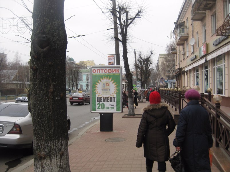 Сітілайт №192494 в місті Житомир (Житомирська область), розміщення зовнішнішньої реклами, IDMedia-оренда найнижчі ціни!