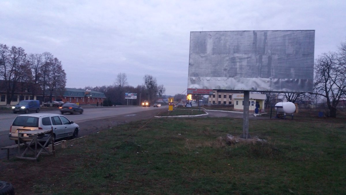 `Билборд №192760 в городе Гайсин (Винницкая область), размещение наружной рекламы, IDMedia-аренда по самым низким ценам!`