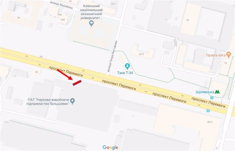 IDMedia Наружная реклама в городе Киев (Киевская область), Брандмауэр в городе Киев №192781 схема