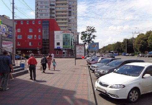 Сітілайт №199328 в місті Вінниця (Вінницька область), розміщення зовнішнішньої реклами, IDMedia-оренда найнижчі ціни!