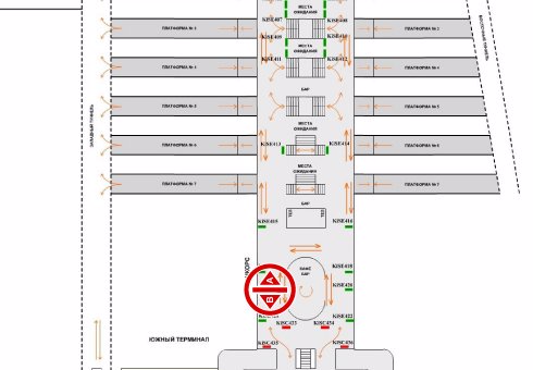 IDMedia Наружная реклама в городе Киев (Киевская область), Indoor в городе Киев №200802 схема