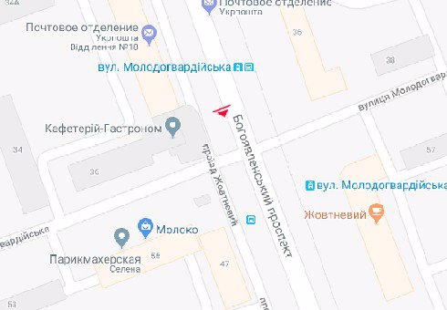 IDMedia Наружная реклама в городе Николаев (Николаевская область), Бэклайт в городе Николаев №201068 схема
