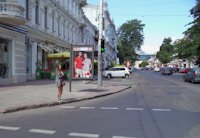 Ситилайт в городе Одесса #201555 по адресу Грецька вул., 21 - Рішельєвська вул. `Ситилайт №201555 в городе Одесса (Одесская область), размещение наружной рекламы, IDMedia-аренда по самым низким ценам!`
