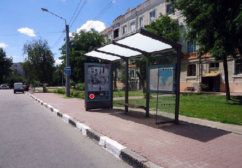 Сітілайт №202230 в місті Харків (Харківська область), розміщення зовнішнішньої реклами, IDMedia-оренда найнижчі ціни!