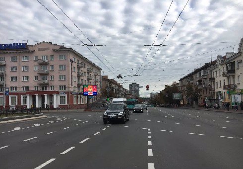 IDMedia Наружная реклама в городе Чернигов (Черниговская область), Экран в городе Чернигов №202955 схема
