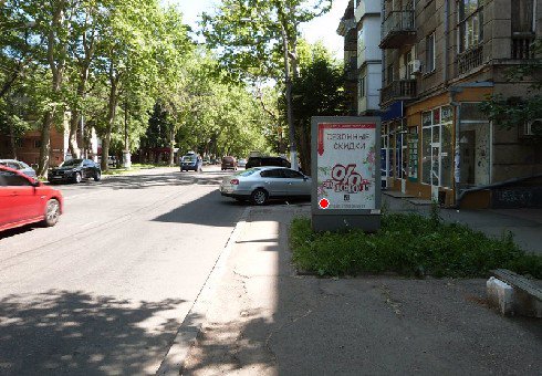 Сітілайт №202984 в місті Одеса (Одеська область), розміщення зовнішнішньої реклами, IDMedia-оренда найнижчі ціни!