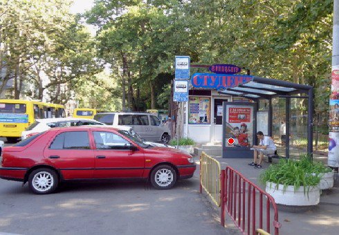 Зупинка №203006 в місті Одеса (Одеська область), розміщення зовнішнішньої реклами, IDMedia-оренда найнижчі ціни!