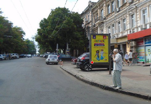 Сітілайт №203034 в місті Одеса (Одеська область), розміщення зовнішнішньої реклами, IDMedia-оренда найнижчі ціни!