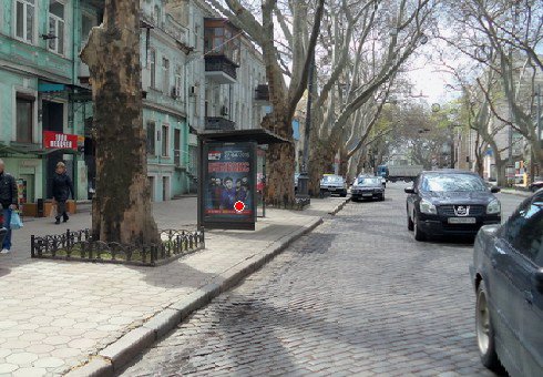 Зупинка №203120 в місті Одеса (Одеська область), розміщення зовнішнішньої реклами, IDMedia-оренда найнижчі ціни!