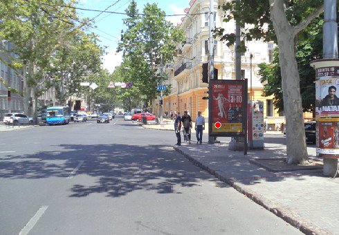 Сітілайт №203147 в місті Одеса (Одеська область), розміщення зовнішнішньої реклами, IDMedia-оренда найнижчі ціни!