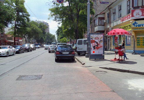Сітілайт №203163 в місті Одеса (Одеська область), розміщення зовнішнішньої реклами, IDMedia-оренда найнижчі ціни!