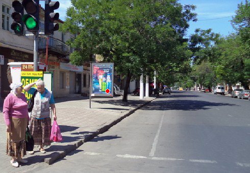 Сітілайт №203271 в місті Одеса (Одеська область), розміщення зовнішнішньої реклами, IDMedia-оренда найнижчі ціни!