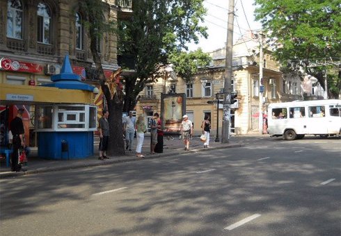 Сітілайт №203274 в місті Одеса (Одеська область), розміщення зовнішнішньої реклами, IDMedia-оренда найнижчі ціни!