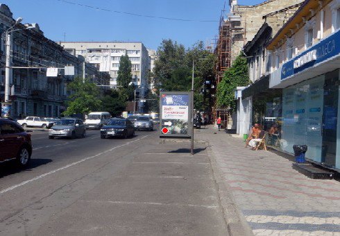 Сітілайт №203313 в місті Одеса (Одеська область), розміщення зовнішнішньої реклами, IDMedia-оренда найнижчі ціни!