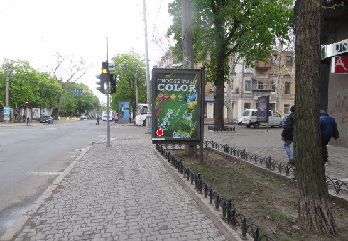 Сітілайт №203322 в місті Одеса (Одеська область), розміщення зовнішнішньої реклами, IDMedia-оренда найнижчі ціни!