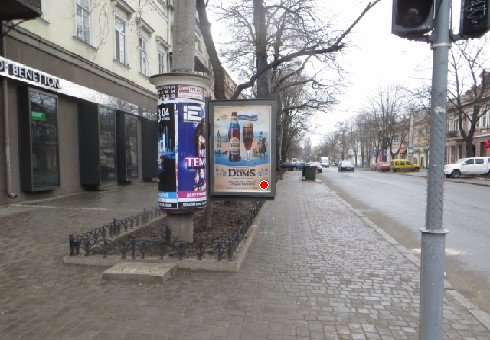 Сітілайт №203323 в місті Одеса (Одеська область), розміщення зовнішнішньої реклами, IDMedia-оренда найнижчі ціни!