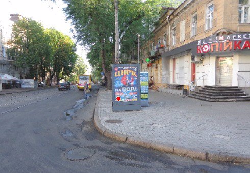 Сітілайт №203440 в місті Одеса (Одеська область), розміщення зовнішнішньої реклами, IDMedia-оренда найнижчі ціни!
