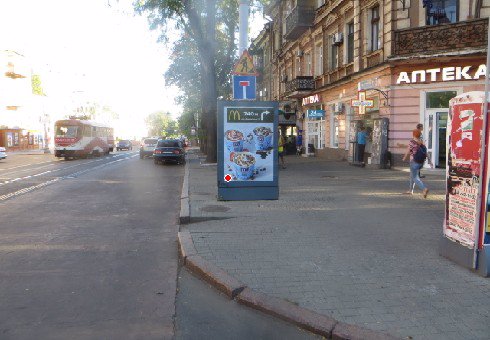 Сітілайт №203444 в місті Одеса (Одеська область), розміщення зовнішнішньої реклами, IDMedia-оренда найнижчі ціни!